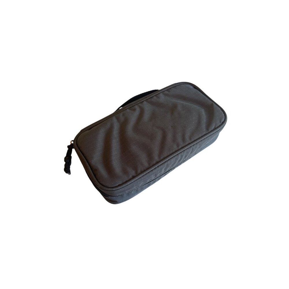 Travel Tech Cable Organizer Bag‎ With Zipper Dark Gray - Picture 3 of 5